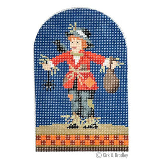 Trick or Treater   Scarecrow Painted Canvas Kirk & Bradley 
