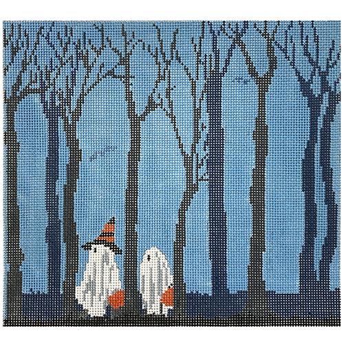 Trick or Trees Painted Canvas Scott Church Creative  - 1