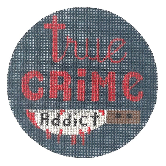 True Crime Addict Painted Canvas Alice Peterson Company 