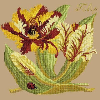 Tulip Needlepoint Kit Kits Elizabeth Bradley Design Sand 
