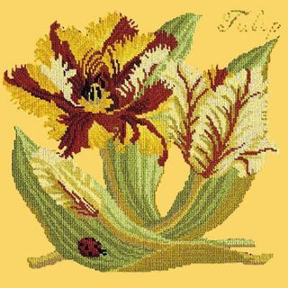 Tulip Needlepoint Kit Kits Elizabeth Bradley Design Sunflower Yellow 
