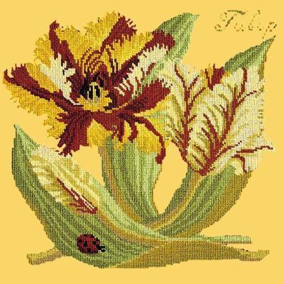 Tulip Needlepoint Kit Kits Elizabeth Bradley Design Sunflower Yellow 
