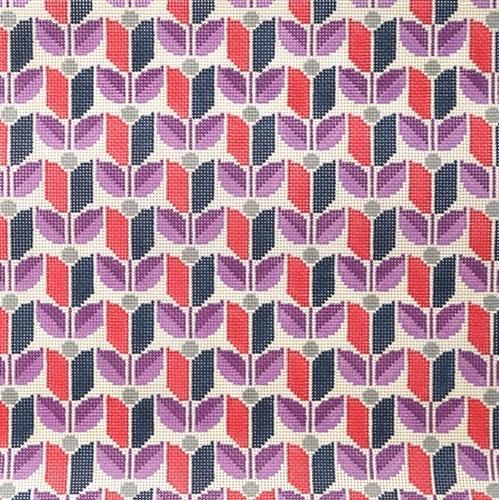 Tulip - Orchid Painted Canvas Cooper Oaks Design 