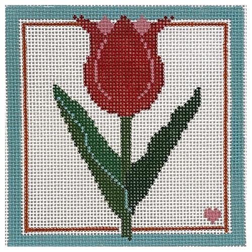 Tulip Painted Canvas Danji Designs  - 1