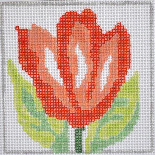 Tulip Painted Canvas Jean Smith  - 1