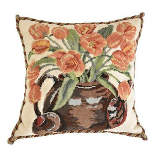 Tulip Teapot Needlepoint Kit Kits Elizabeth Bradley Design 
