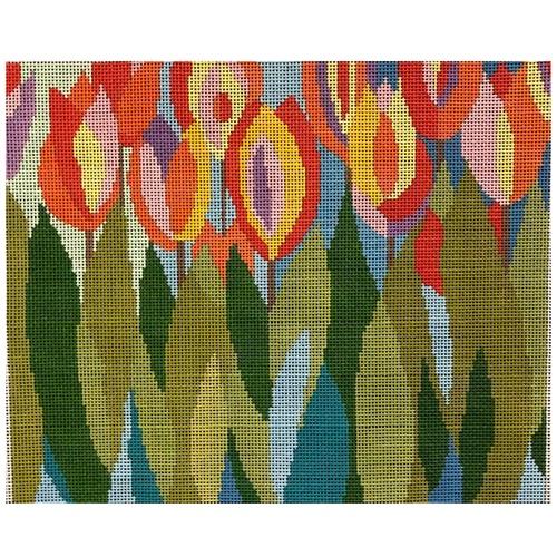 Tulips Painted Canvas A Stitch in Time  - 1
