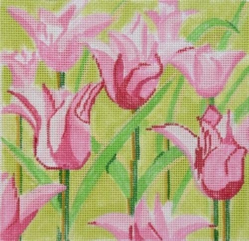 Tulips Painted Canvas Jean Smith  - 1