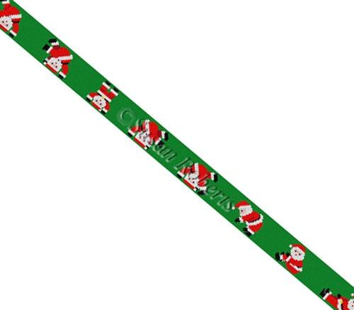 Tumbling Santas Belt Painted Canvas Susan Roberts Needlepoint Designs, Inc.  - 1