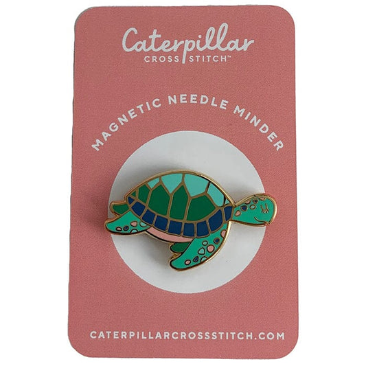Turtle Enamel Needleminder Accessories Caterpillar Cross 