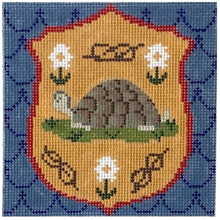 Turtle Painted Canvas Tina Griffin Designs 
