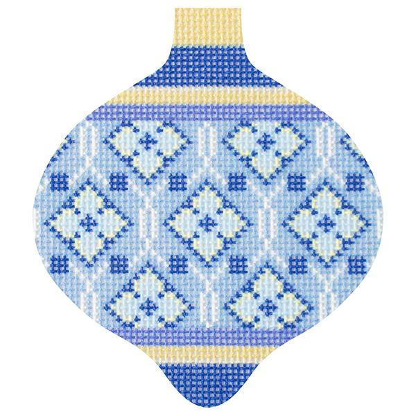 Tuscan Bauble - Lucca Canvas Printed Canvas Needlepoint To Go 