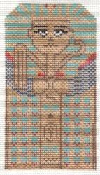 Tut's Sarcophagus Painted Canvas Labors of Love Needlepoint  - 1