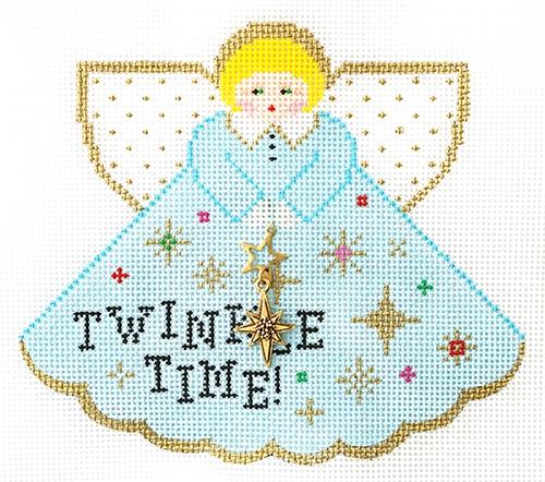 Twinkle Time Angel – Needlepoint.Com