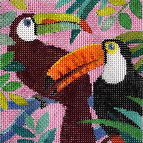 Two Tuscans Insert Painted Canvas Colors of Praise 