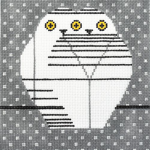 Twowls Painted Canvas Charley Harper  - 1