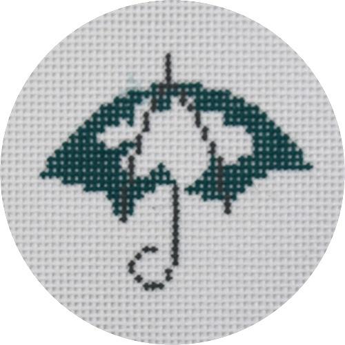Umbrella Cloud Painted Canvas Pippin  - 1