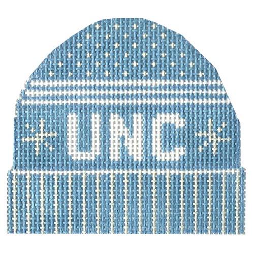 UNC Hat Painted Canvas Doolittle Stitchery 