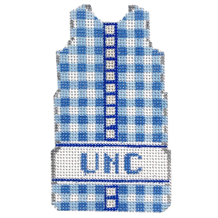 UNC Mini Shift Painted Canvas Two Sisters Needlepoint 