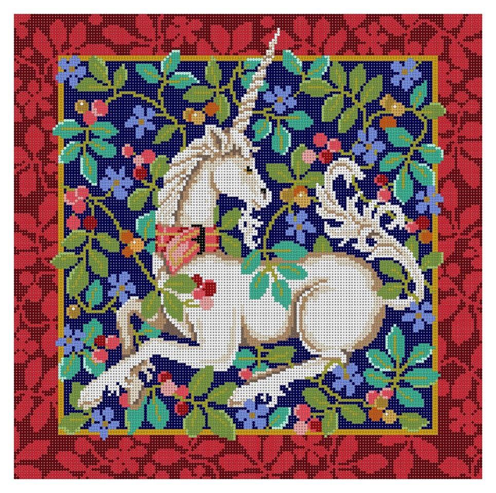 Unicorn Painted Canvas CBK Needlepoint Collections 