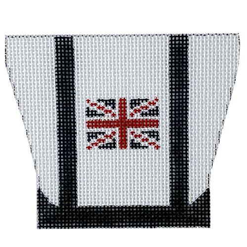 Union Jack Mini Tote Bag Painted Canvas Vallerie Needlepoint Gallery 