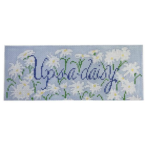 Ups-A-Daisy Painted Canvas The Plum Stitchery 