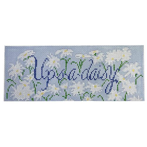 Ups A Daisy Painted Canvas The Plum Stitchery  - 1