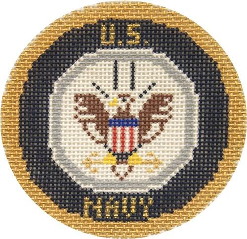 US NAVY Painted Canvas Lee's Needle Art Inc. 
