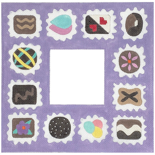 Valentine Candy Box Frame Painted Canvas The Meredith Collection  - 1