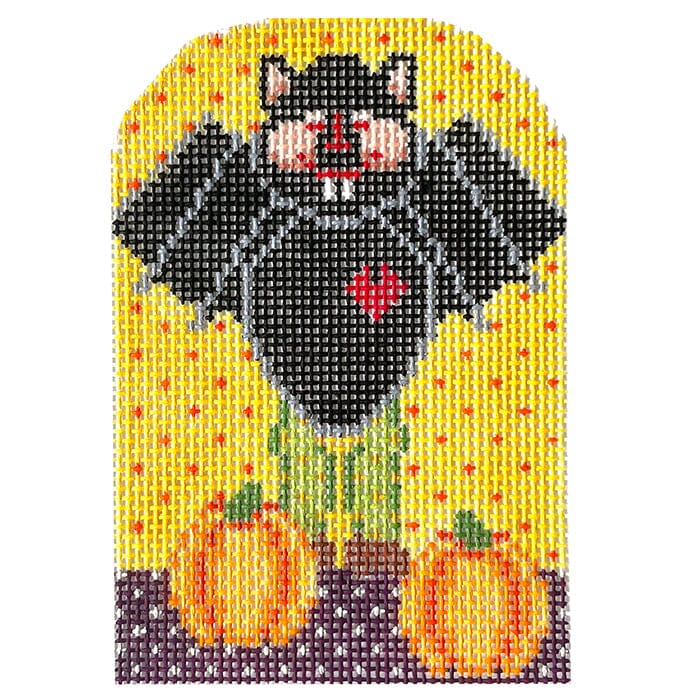 Vampira Batty Painted Canvas NeedleDeeva  - 1