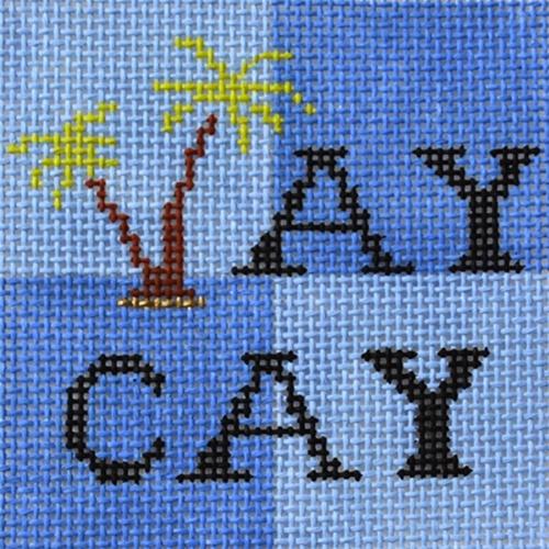Vaycay Painted Canvas Vallerie Needlepoint Gallery  - 1