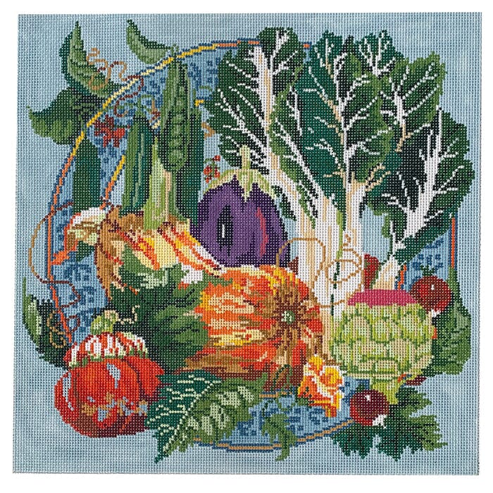 Vegetable Medley Painted Canvas CBK Needlepoint Collections  - 1