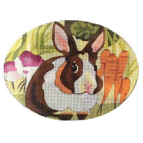 Vegetables Bunny Painted Canvas Melissa Prince Designs  - 1