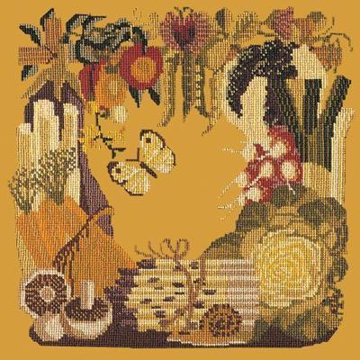 Vegetables Needlepoint Kit Kits Elizabeth Bradley Design Yellow 