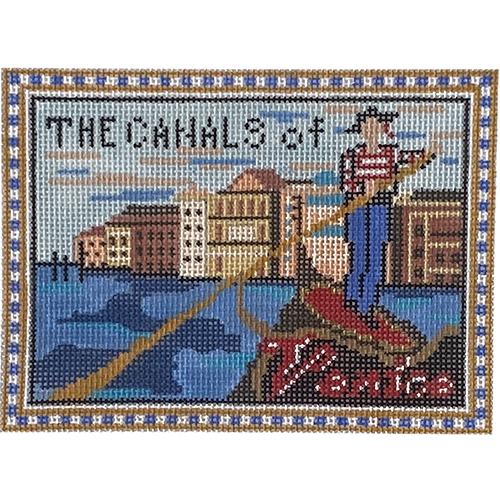 Venice   Canals Painted Canvas The Meredith Collection  - 1