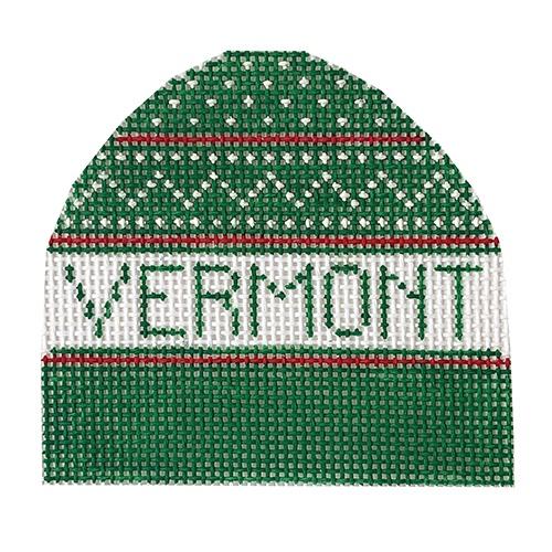 Vermont Hat Painted Canvas Doolittle Stitchery 