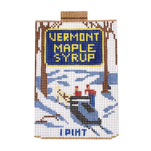 Vermont Maple Syrup Painted Canvas Alice & Blue  - 1