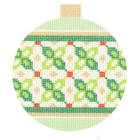 Verona Bauble - Bergamo Printed Canvas Needlepoint To Go 
