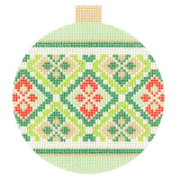 Verona Bauble - San Giovanni Printed Canvas Needlepoint To Go 