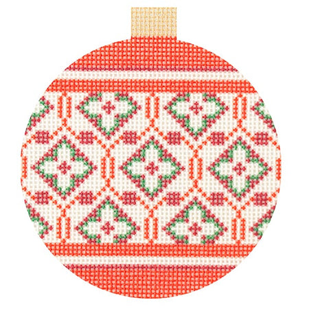 Verona Bauble - Vincenza Printed Canvas Needlepoint To Go 
