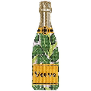 Veuve   Banana Leaf Champagne Painted Canvas C'ate La Vie 
