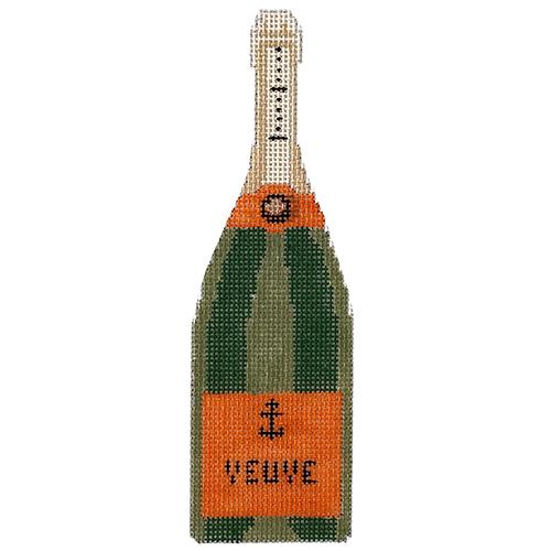 Veuve Clicquot Bottle Painted Canvas PIP & Roo  - 1