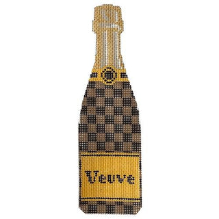 Veuve   LV Check Painted Canvas C'ate La Vie 
