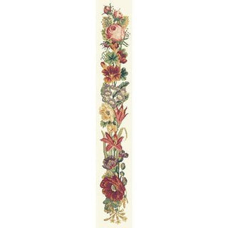Victorian Bell Pull Needlepoint Kit Kits Elizabeth Bradley Design Winter White 
