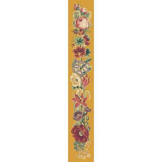 Victorian Bell Pull Needlepoint Kit Kits Elizabeth Bradley Design Yellow 
