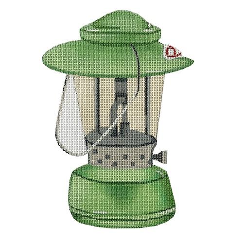 Vintage Lantern Painted Canvas All About Stitching/The Collection Design  - 1