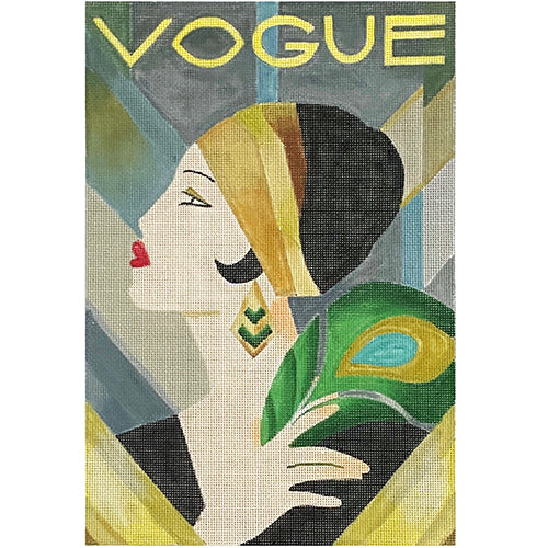 Vogue Lady Painted Canvas PLD Designs 