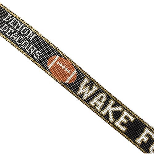 Wake Forest Football Belt Painted Canvas CBK Needlepoint Collections 