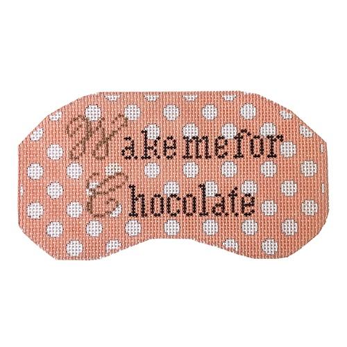 Wake Me for Chocolate Painted Canvas Patricia Sone 