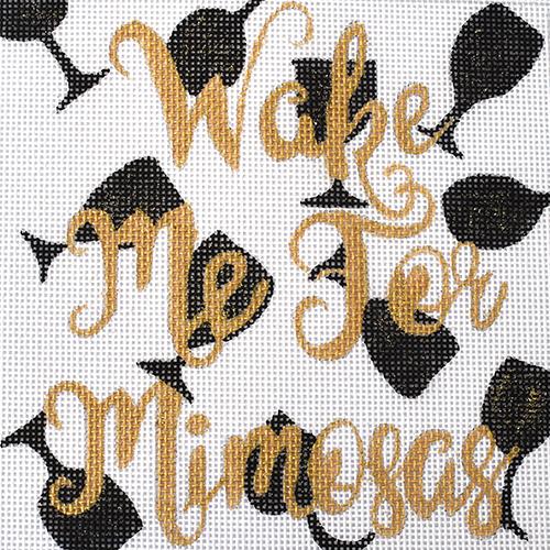 Wake Me For Mimosas Painted Canvas A Poore Girl Paints 
